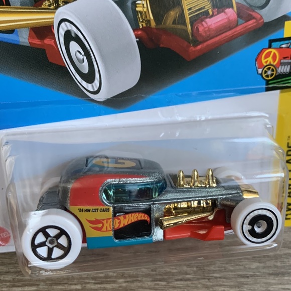 Hot Wheels Car MOD Rod Hotwheels Lets Race Mattel HW Art Cars Netflix Hotrod 🆕 - Picture 2 of 4